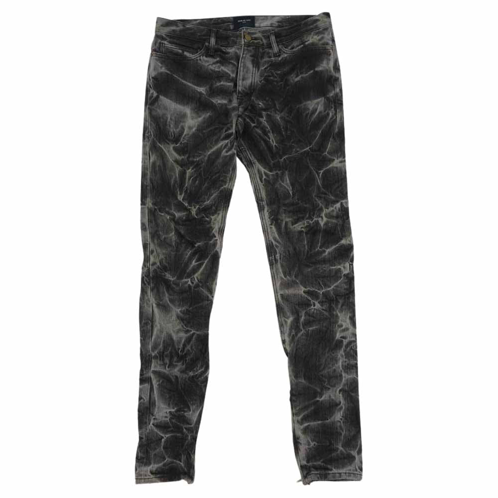 FEAR OF GOD フィアオブゴッド SELVEDGE DENIM HOLY WATER JEAN 裾ジップ セルビッジ デニム パンツ グレー系【中古】