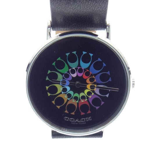 COACH コーチ CA120.7.141.2661 Perry Cロゴ マルチカラー ウォッチ ブラック系【新古品】【未使用】【中古】