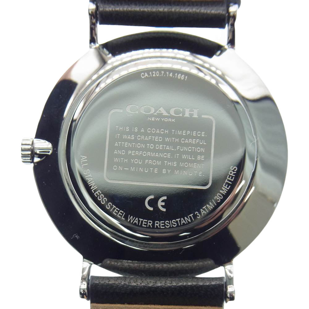 COACH コーチ CA120.7.141.2661 Perry Cロゴ マルチカラー ウォッチ ブラック系【新古品】【未使用】【中古】