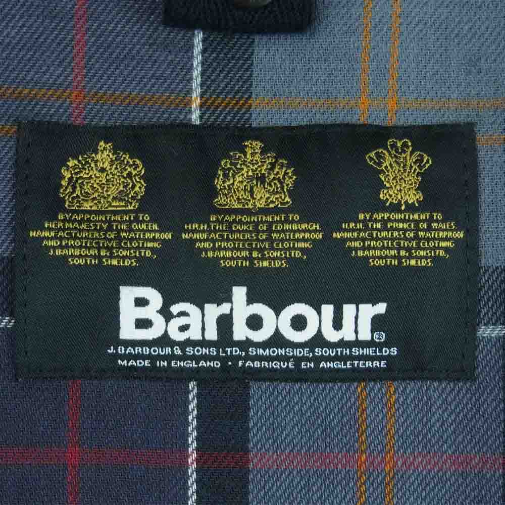 Barbour バブアー BEDALE SL ビデイル スリムフィット 3ワラント オイルド ジャケット ブラック系【中古】