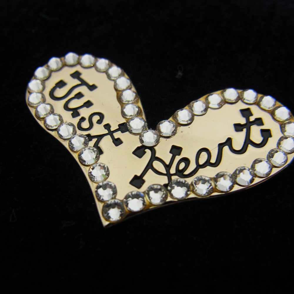 シンクビー スイートキャロライン ハート パッチ 2WAY ハンドバッグ ブラック系【中古】