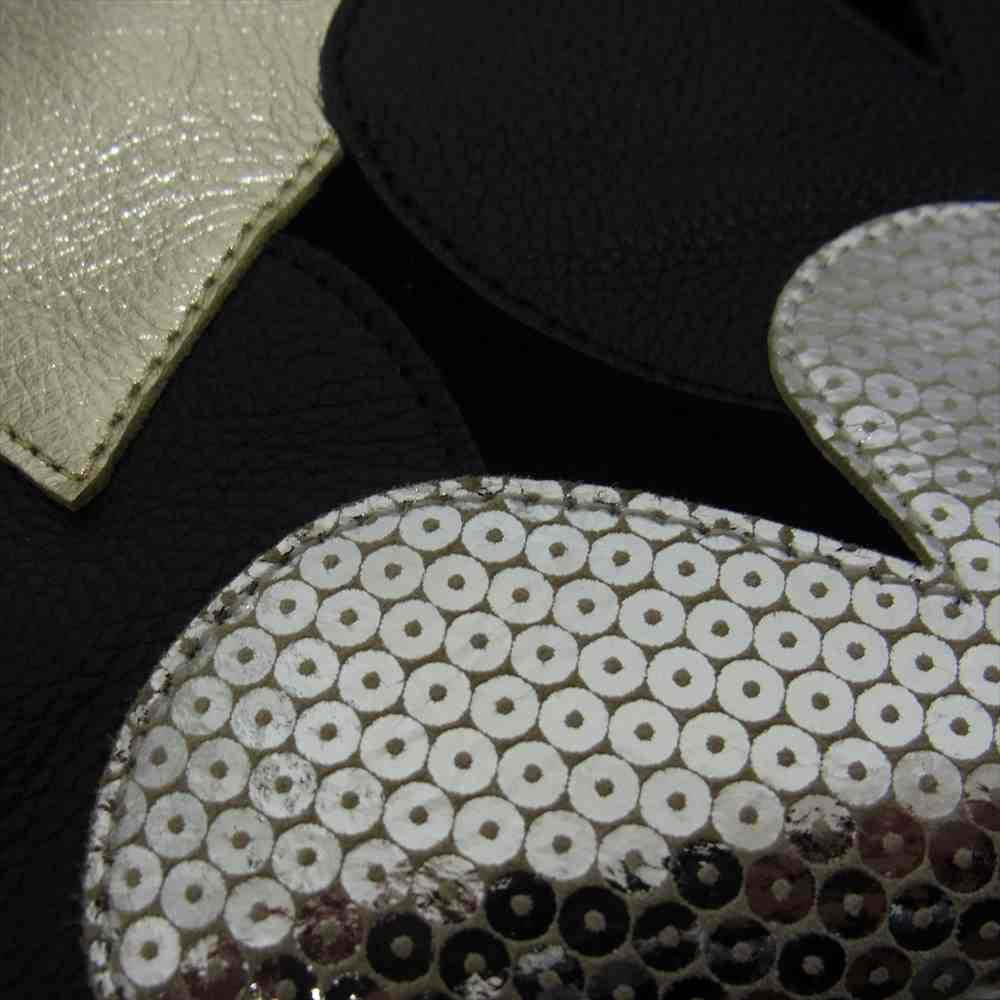 シンクビー スイートキャロライン ハート パッチ 2WAY ハンドバッグ ブラック系【中古】