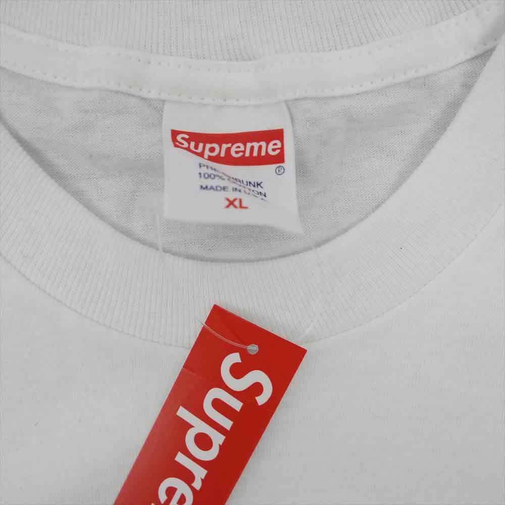 Supreme シュプリーム 22SS Classic Logo Tee クラシックロゴ 半袖 Tシャツ ホワイト系 XL【新古品】【未使用】【中古】