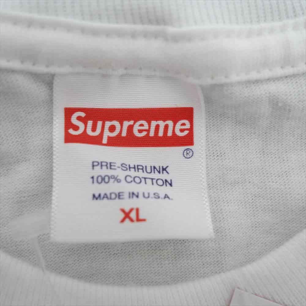 Supreme シュプリーム 22SS Classic Logo Tee クラシックロゴ 半袖 Tシャツ ホワイト系 XL【新古品】【未使用】【中古】