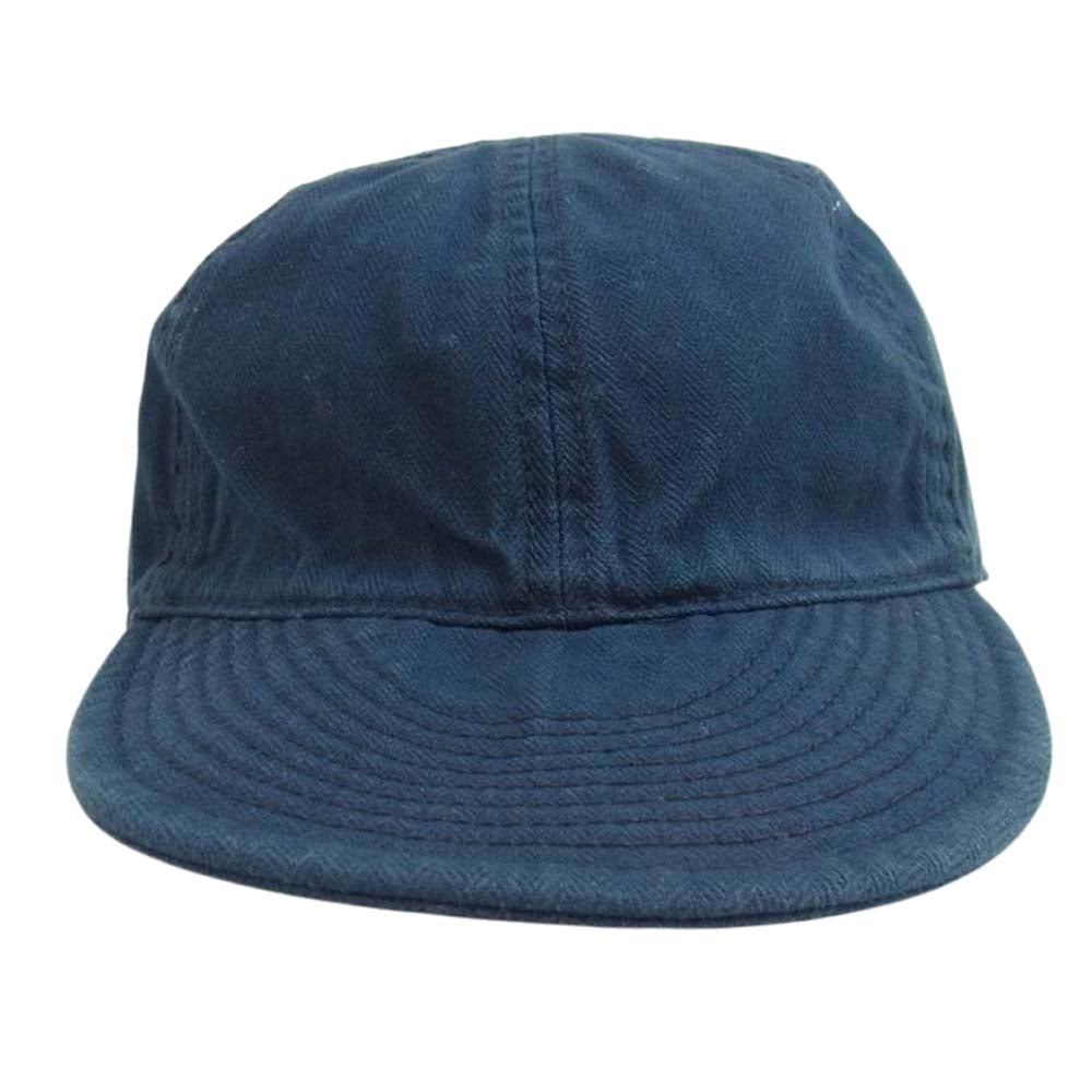 Nigel Cabourn ナイジェルケーボン × LYBRO ライブD ACC-52 MECHANICS CAP HB メカニック キャップ ネイビー系【中古】
