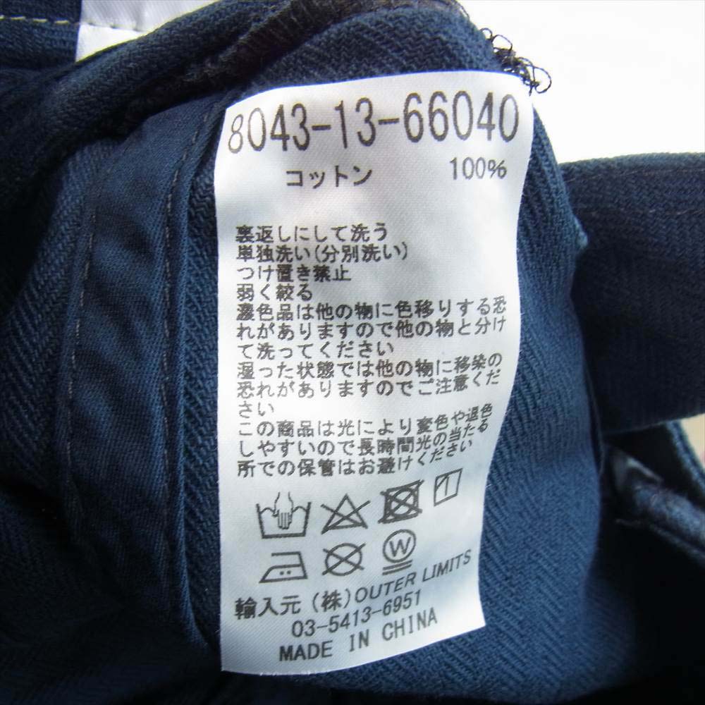 Nigel Cabourn ナイジェルケーボン × LYBRO ライブD ACC-52 MECHANICS CAP HB メカニック キャップ ネイビー系【中古】