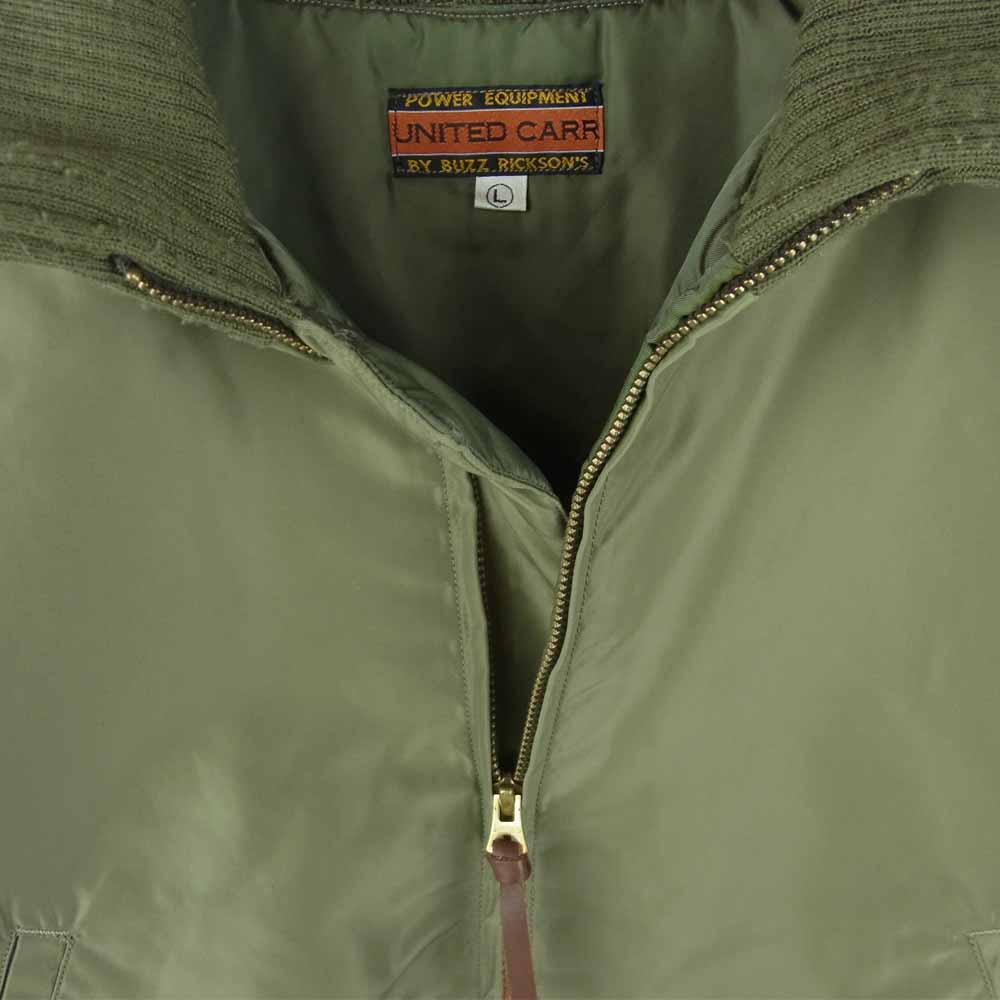 Buzz Rickson's バズリクソンズ UC10522 UNITED CARR ナイロン タンカース ジャケット カーキ系 L【中古】