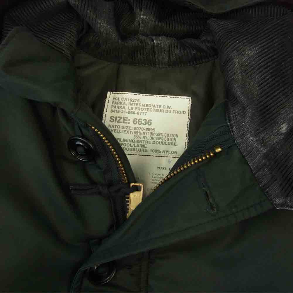 カナディアンアーミー カナダ軍 RCN INTERMEDIATE COLD WEATHER PARKA コールド ウェザー パーカー ミリタリー ジャケット ブラック系【中古】