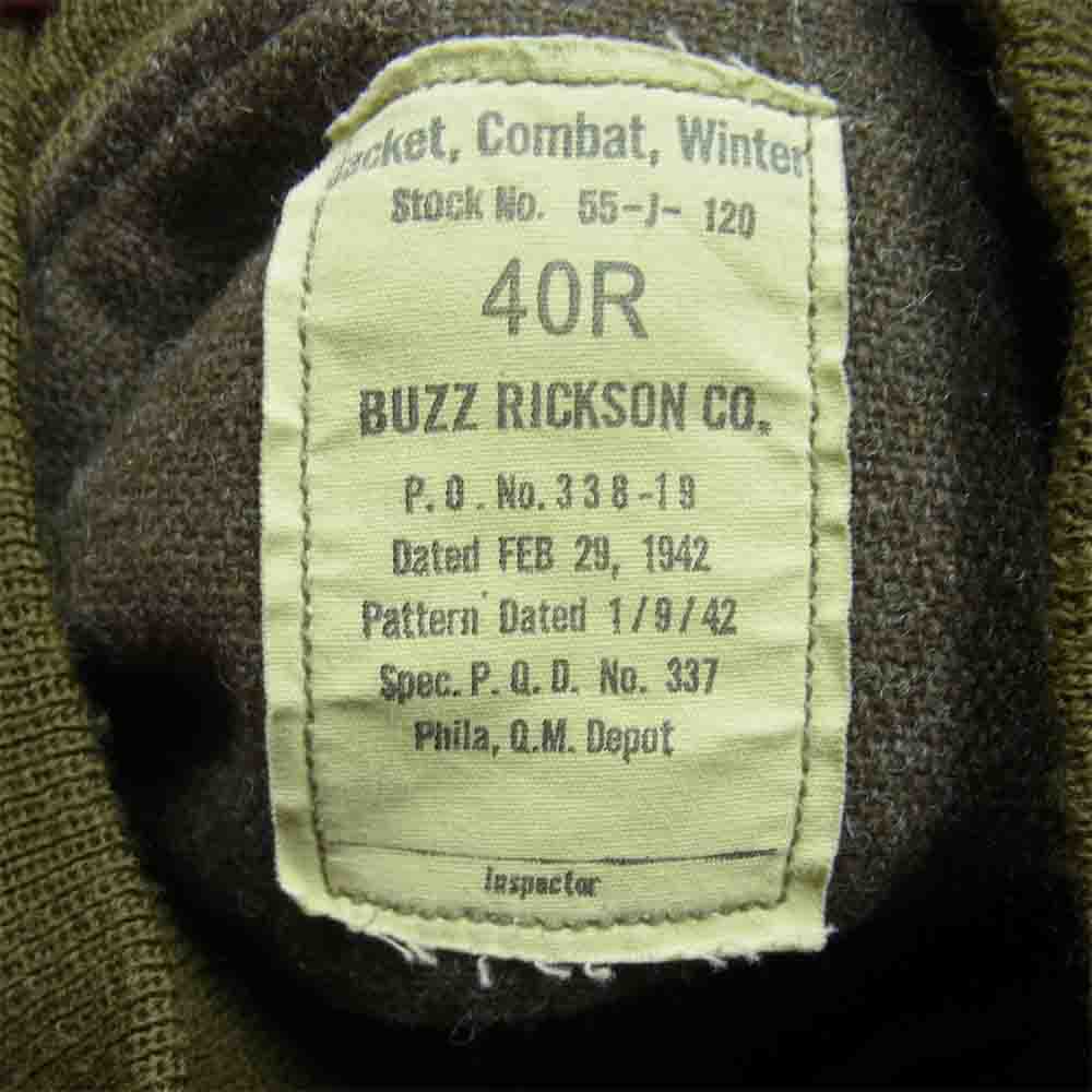 Buzz Rickson's バズリクソンズ TANK SLASH POCKET タンカース ジャケット カーキ系 40R【中古】
