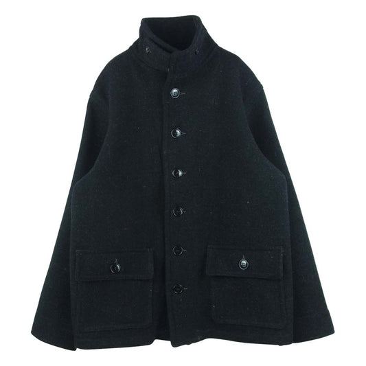 Buzz Rickson's バズリクソンズ BR13877 SUBMARINE CLOTHING サブマリナー ウール メルトン コート ブラック系 38【中古】