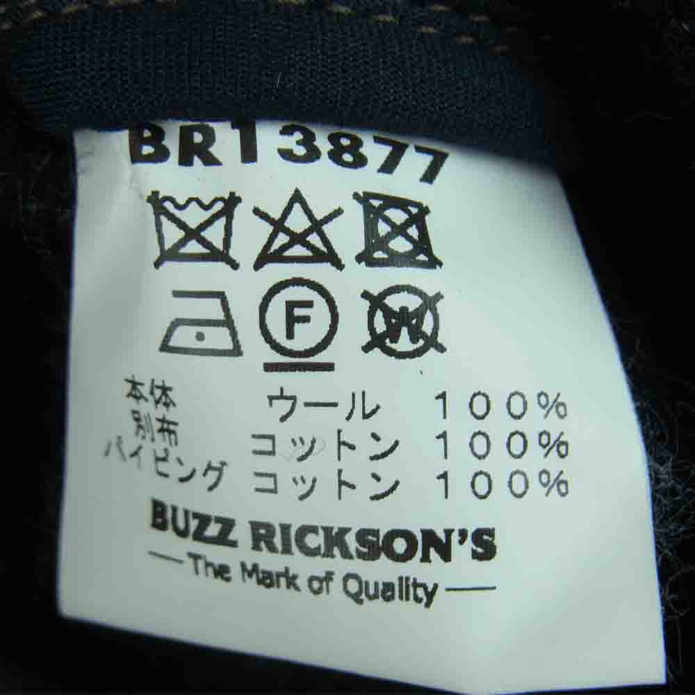 Buzz Rickson's バズリクソンズ BR13877 SUBMARINE CLOTHING サブマリナー ウール メルトン コート ブラック系 38【中古】