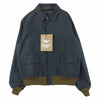 Buzz Rickson's バズリクソンズ BR14683 WILLIAM GIBSON ウィリアム ギブソン type JUNGLE CLOTH BLACK A-2 ジャングル クロス ブラック フライトジャケット ダークグレー系 40【新古品】【未使用】【中古】