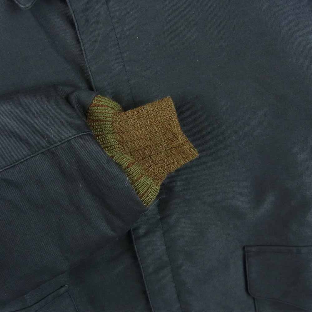 Buzz Rickson's バズリクソンズ BR14683 WILLIAM GIBSON ウィリアム ギブソン type JUNGLE CLOTH BLACK A-2 ジャングル クロス ブラック フライトジャケット ダークグレー系 40【新古品】【未使用】【中古】