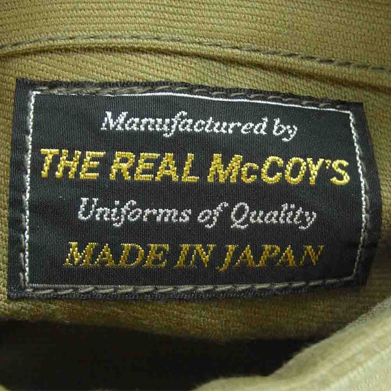 The REAL McCOY'S ザリアルマッコイズ NXsx88197 N-1 DECK JACKET デッキ ジャケット 日本製 カーキ系  38【中古】
