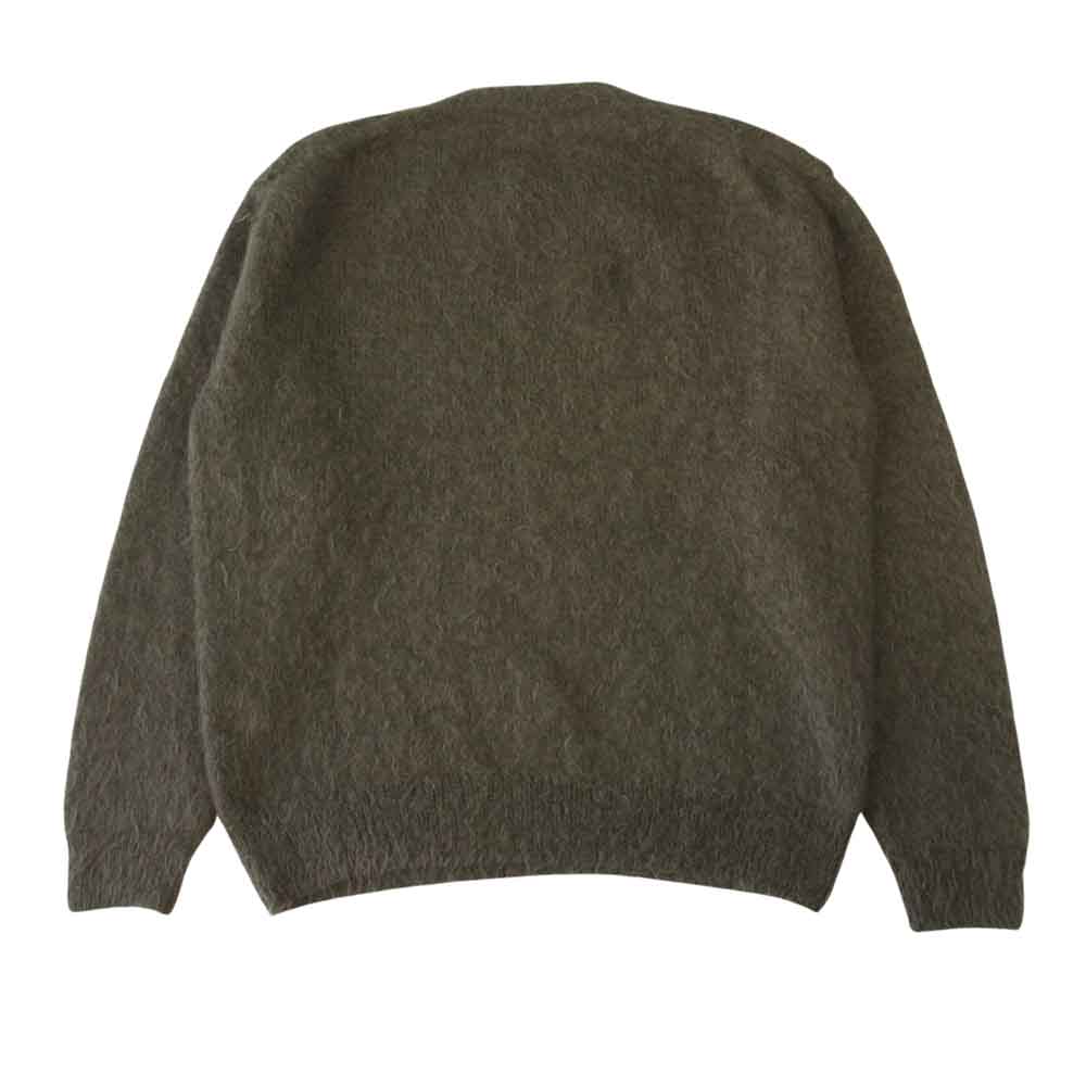 AURALEE オーラリー 21AW A21AP01KM BRUSHED SUPER KID MOHAIR KNIT P/O ローゲージ モヘア ニット グレー系 3【新古品】【未使用】【中古】