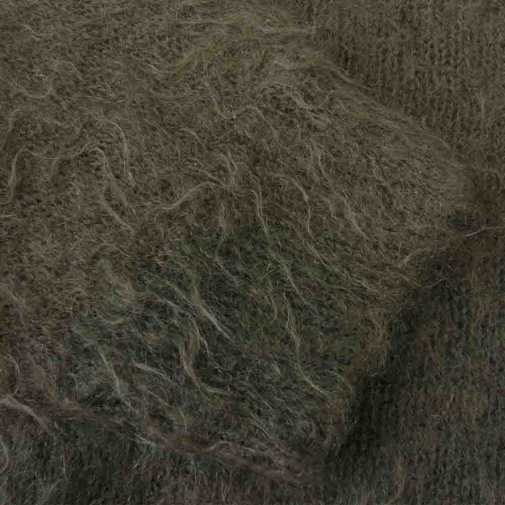 AURALEE オーラリー 21AW A21AP01KM BRUSHED SUPER KID MOHAIR KNIT P/O ローゲージ モヘア ニット グレー系 3【新古品】【未使用】【中古】