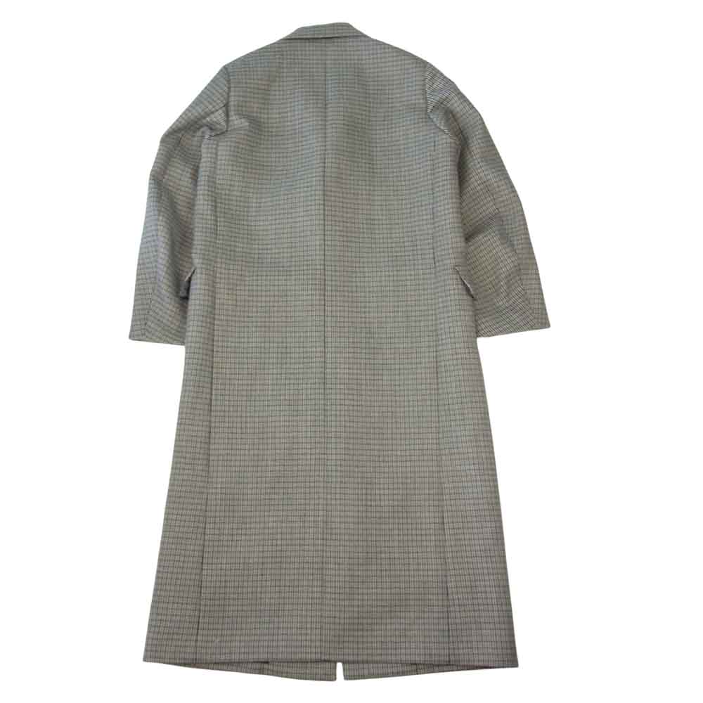 AURALEE オーラリー 19AW A9AC03BN DOUBLE FACE CHECK CHESTERFIELD COAT チェック チェスター コート マルチカラー系 1【美品】【中古】