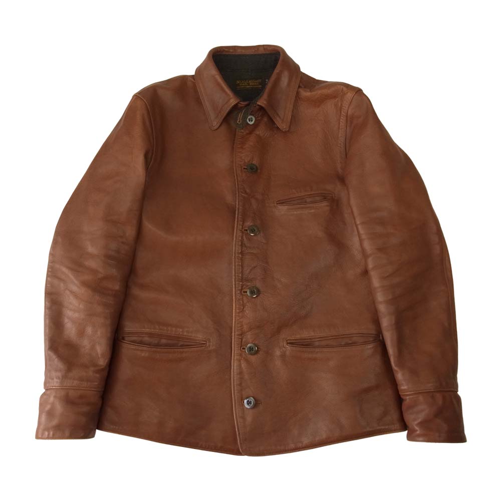 FREEWHEELERS フリーホイーラーズ 831004 Neal Cassady RAILROAD BRAND BRAKEMAN COAT HORSE HIDE CANYON BROWN ホースハイド ブレーキマン コート ブラウン系 36【中古】