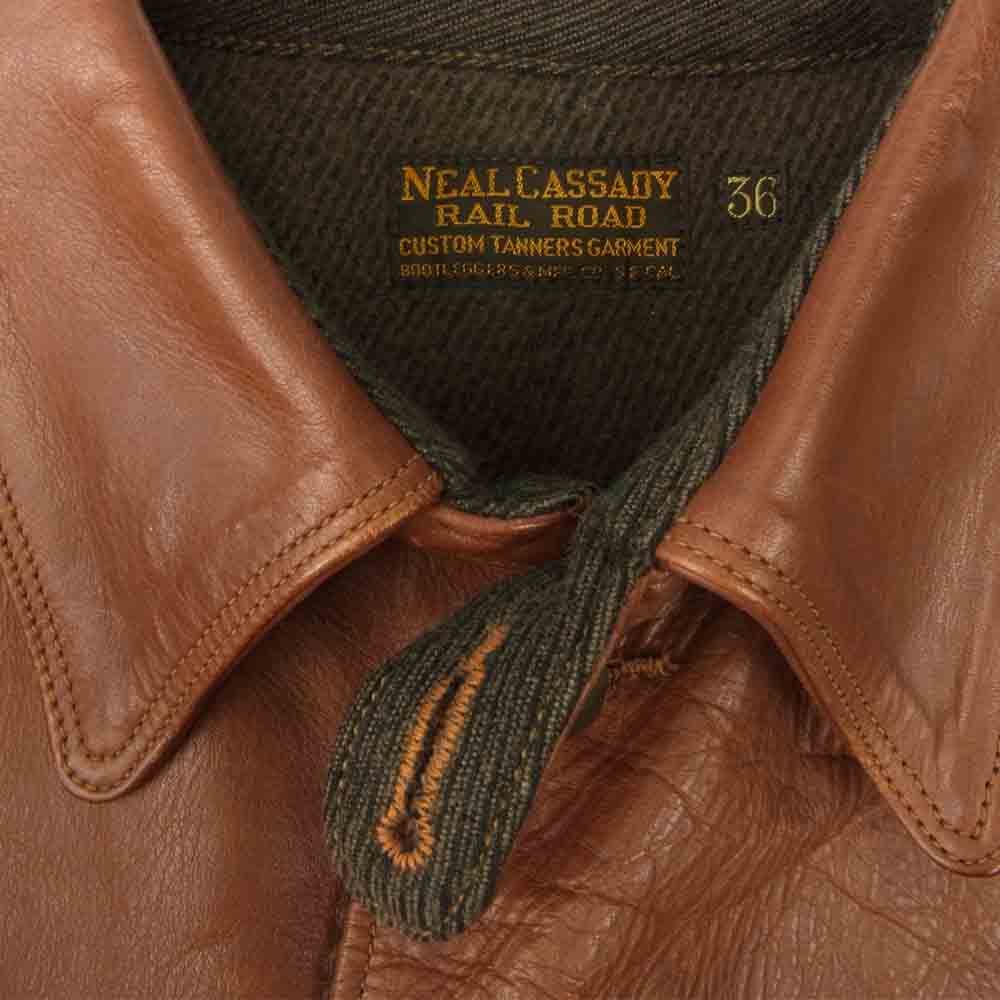 FREEWHEELERS フリーホイーラーズ 831004 Neal Cassady RAILROAD BRAND BRAKEMAN COAT HORSE HIDE CANYON BROWN ホースハイド ブレーキマン コート ブラウン系 36【中古】