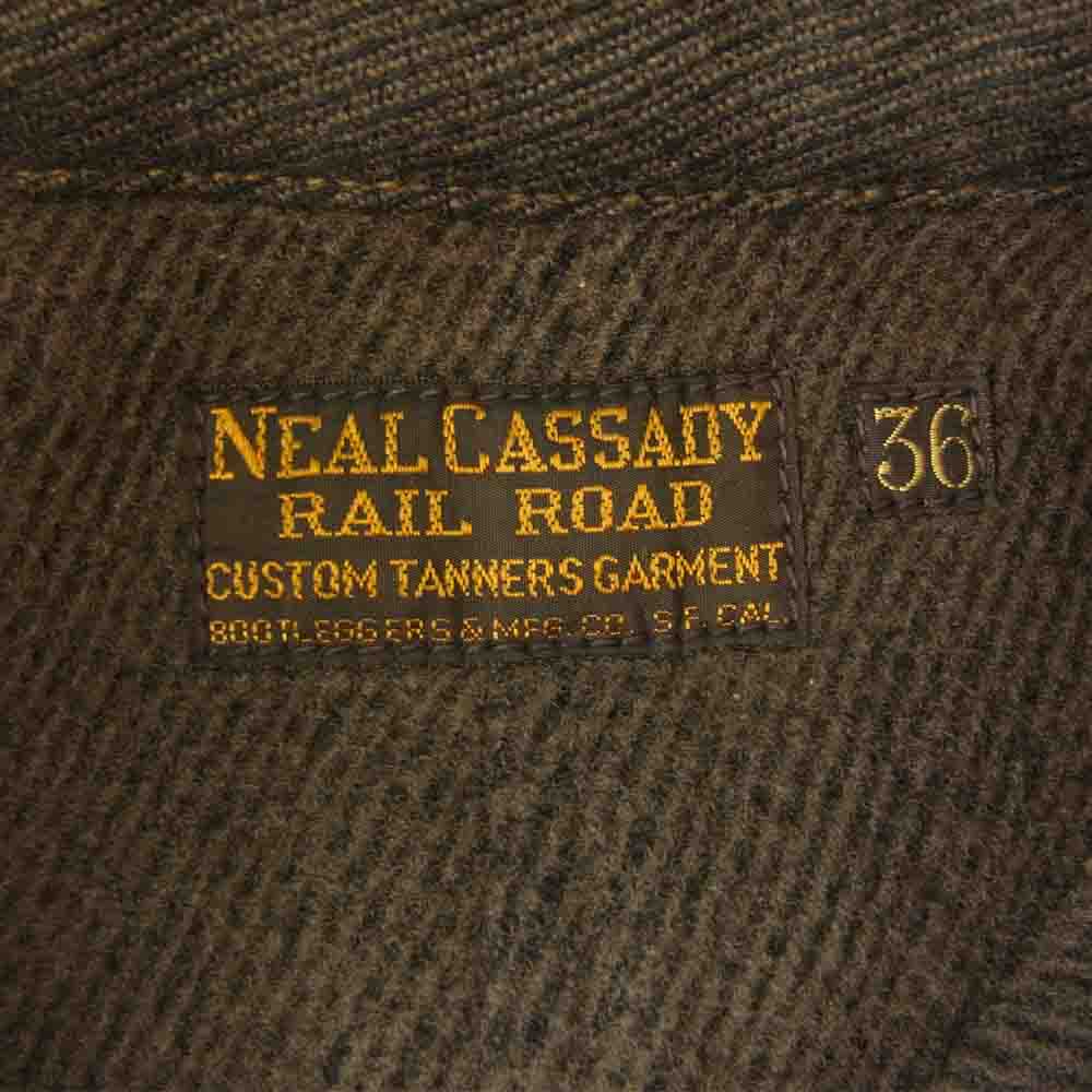FREEWHEELERS フリーホイーラーズ 831004 Neal Cassady RAILROAD BRAND BRAKEMAN COAT HORSE HIDE CANYON BROWN ホースハイド ブレーキマン コート ブラウン系 36【中古】