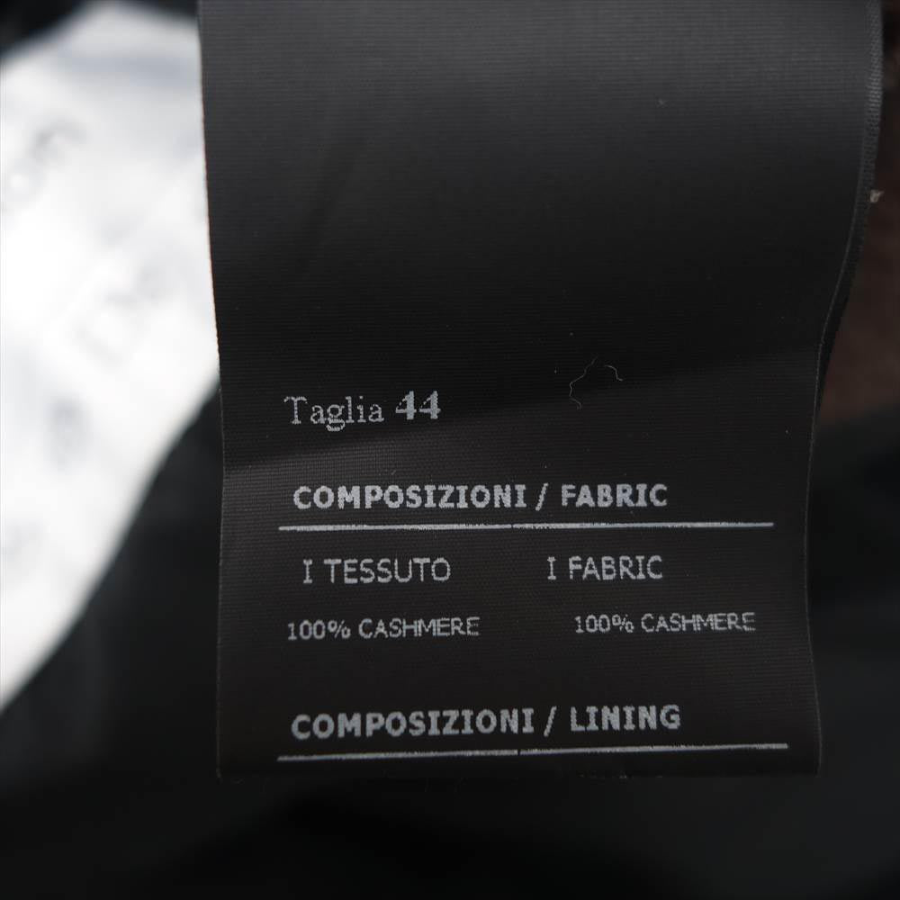 イーヴォ OSTU843K 国内正規品 イタリア製 OSTUNI オストゥーニ カシミヤ100％ フランネル ソリッド ベルテッド アルスター コート ブラウン系 Taglia:44【美品】【中古】