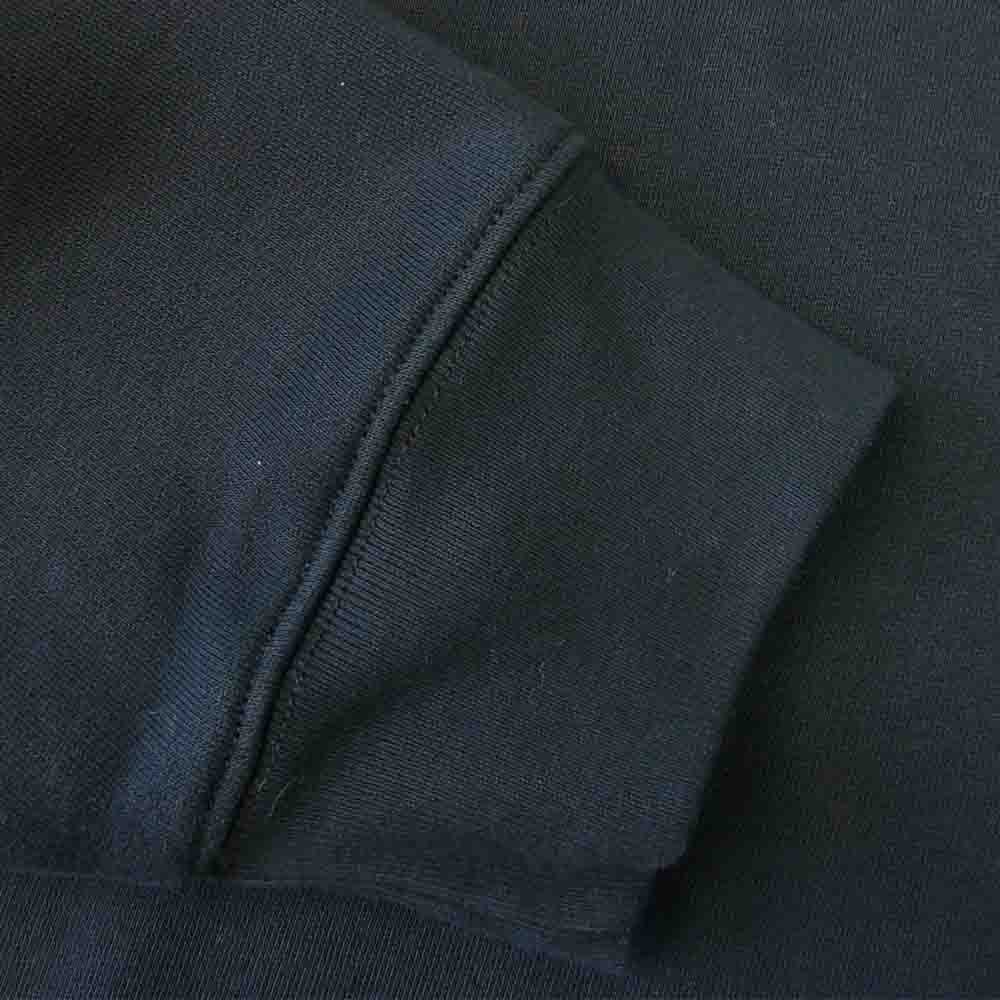ACNE STUDIOS アクネストゥディオズ FLOGHO SWEAT SHIRTS リブ ロゴ スウェット トレーナー ブラック系 XL【中古】