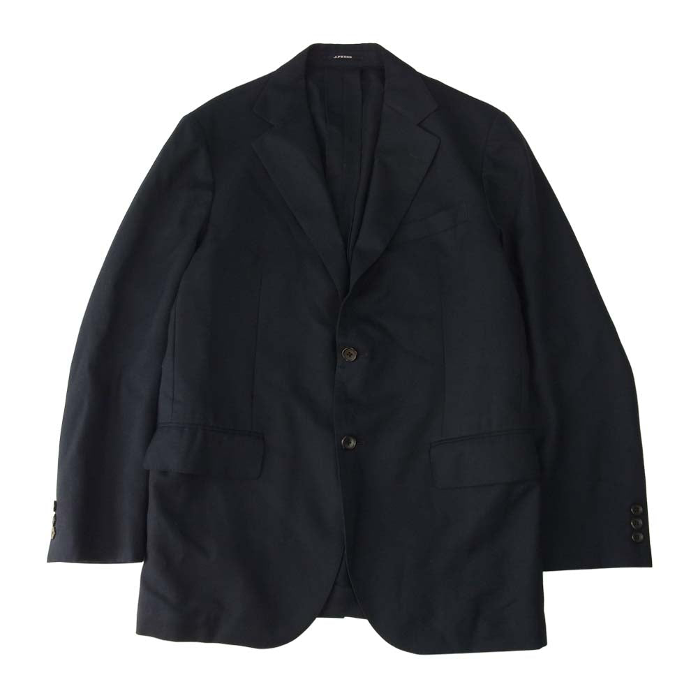 ジェイプレス REDA レダ イタリアンファブリック サマーウール 2B テーラード ジャケット ネイビー系 38L【中古】