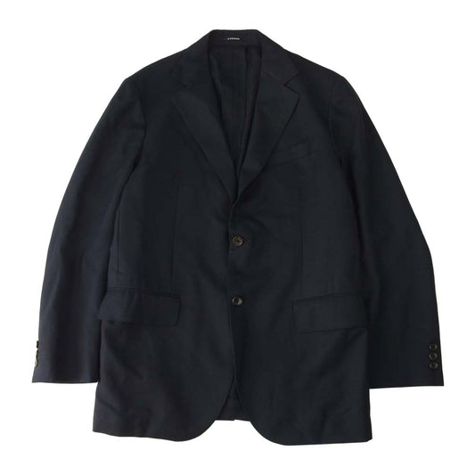 ジェイプレス REDA レダ イタリアンファブリック サマーウール 2B テーラード ジャケット ネイビー系 38L【中古】