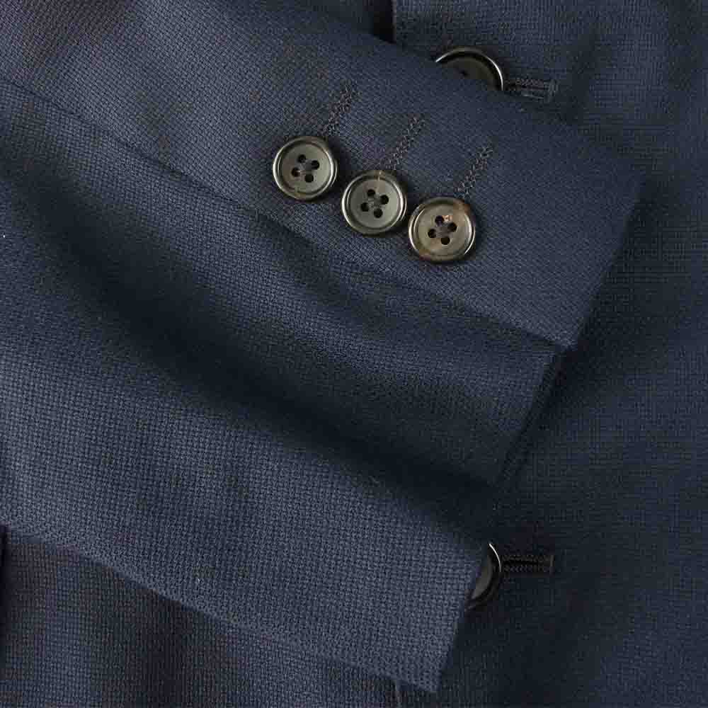 ジェイプレス REDA レダ イタリアンファブリック サマーウール 2B テーラード ジャケット ネイビー系 38L【中古】