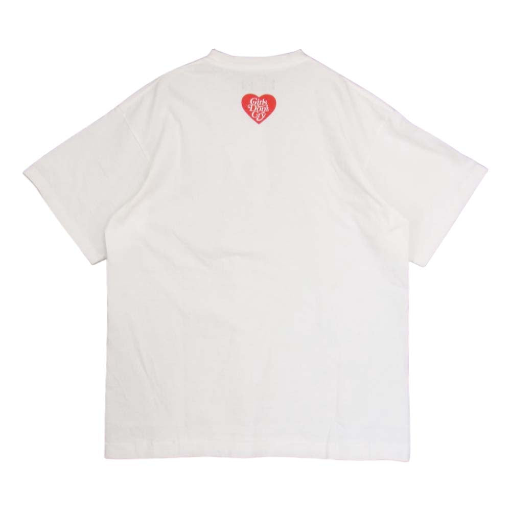 UNDERCOVER アンダーカバー UC1B9807-1 × HUMAN MADE ヒューマンメイド TEE LO2 VERDY LOGO ラストオージー 2 Tシャツ ホワイト系 L【新古品】【未使用】【中古】