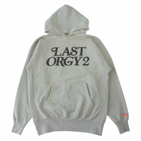 UNDERCOVER アンダーカバー UC1B9805 × HUMAN MADE ヒューマンメイド HOODIE LO2 VERDY LOGO ラストオージー 2 ロゴ スウェット パーカー グレー系 L【新古品】【未使用】【中古】
