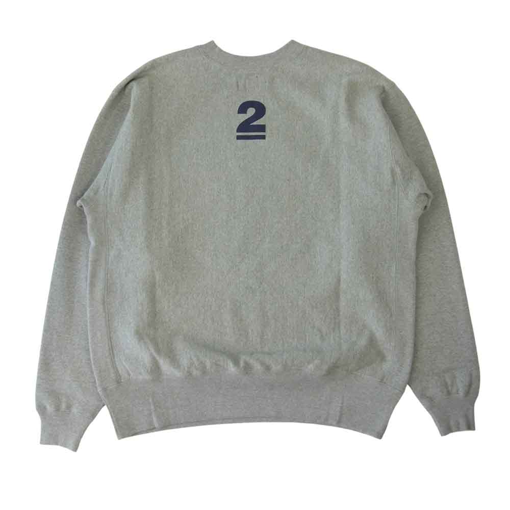 UNDERCOVER アンダーカバー UC1B9806 × HUMAN MADE ヒューマンメイド SWEAT LO2 College LOGO ラストオージー 2 カレッジ ロゴ スウェット グレー系 XL【新古品】【未使用】【中古】