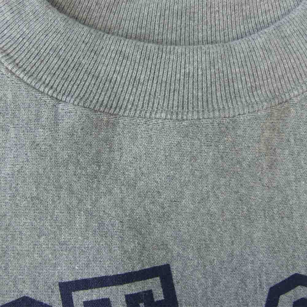UNDERCOVER アンダーカバー UC1B9806 × HUMAN MADE ヒューマンメイド SWEAT LO2 College LOGO ラストオージー 2 カレッジ ロゴ スウェット グレー系 XL【新古品】【未使用】【中古】