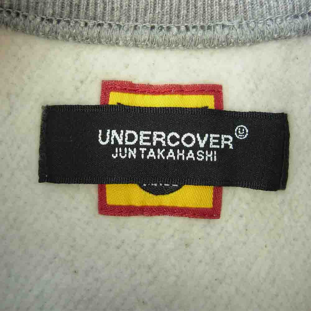 UNDERCOVER アンダーカバー UC1B9806 × HUMAN MADE ヒューマンメイド SWEAT LO2 College LOGO ラストオージー 2 カレッジ ロゴ スウェット グレー系 XL【新古品】【未使用】【中古】