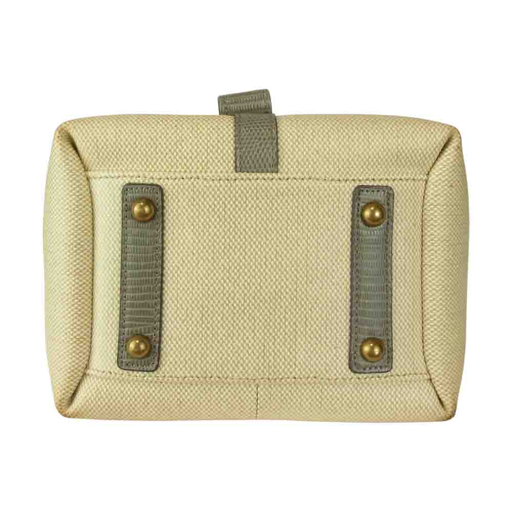 トフアンドロードストーン TL-6610 ハイエンドキャンバス モス ショルダー バッグ グレー系【中古】