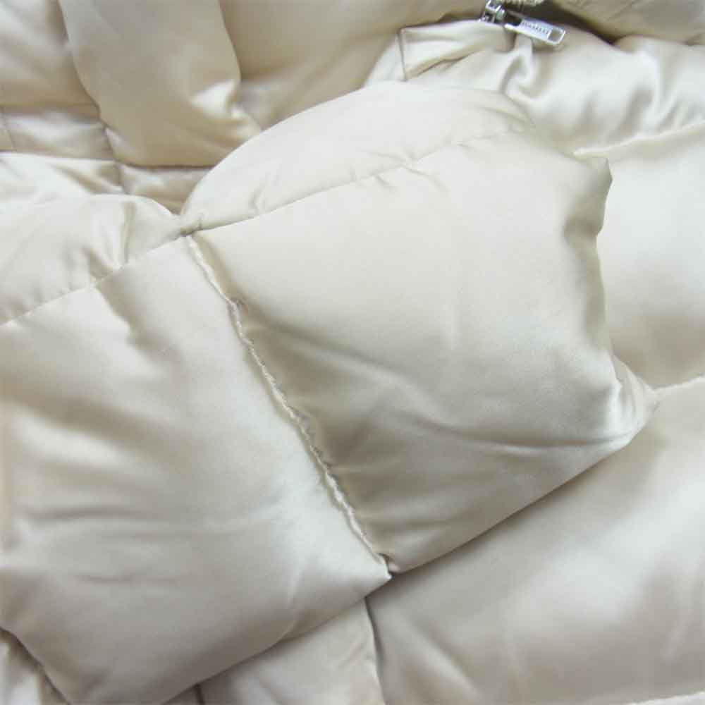 BURBERRY バーバリー FC006-825-40 ファー付き ダウン ジャケット ゴールド系 36【中古】