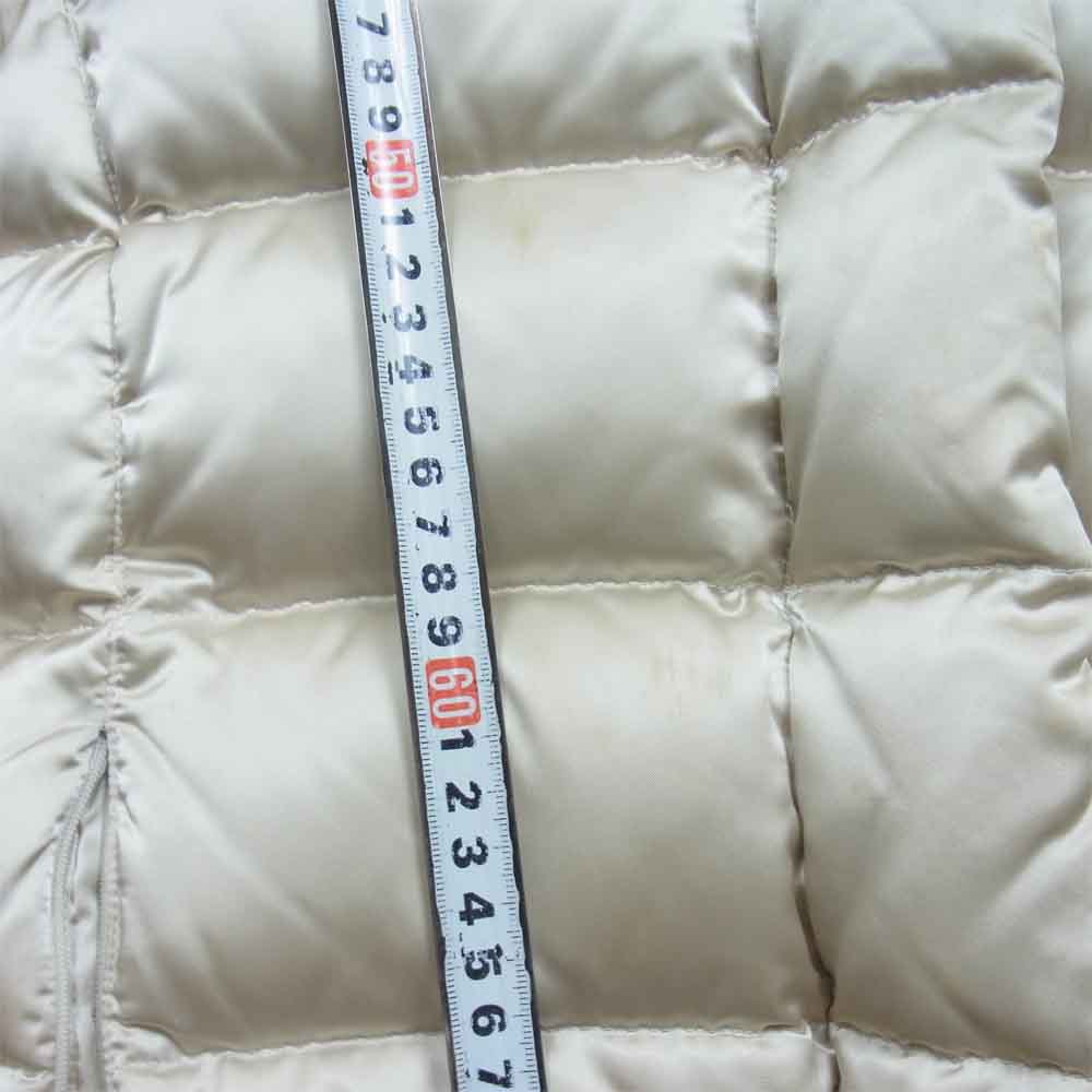 BURBERRY バーバリー FC006-825-40 ファー付き ダウン ジャケット ゴールド系 36【中古】