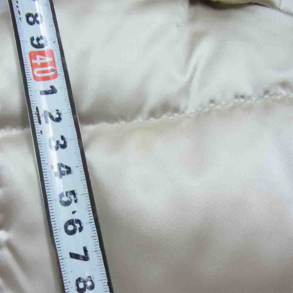 BURBERRY バーバリー FC006-825-40 ファー付き ダウン ジャケット ゴールド系 36【中古】