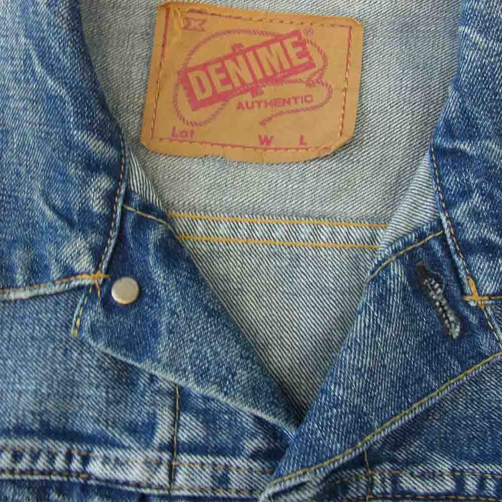 Denime ドゥニーム 2nd type デニム ジャケット インディゴブルー系 40【中古】