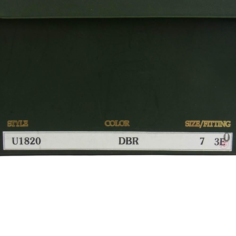 ユニオンインペリアル 未使用品 U1820 ストレートチップ シューズ ブラウン系 7【極上美品】【中古】