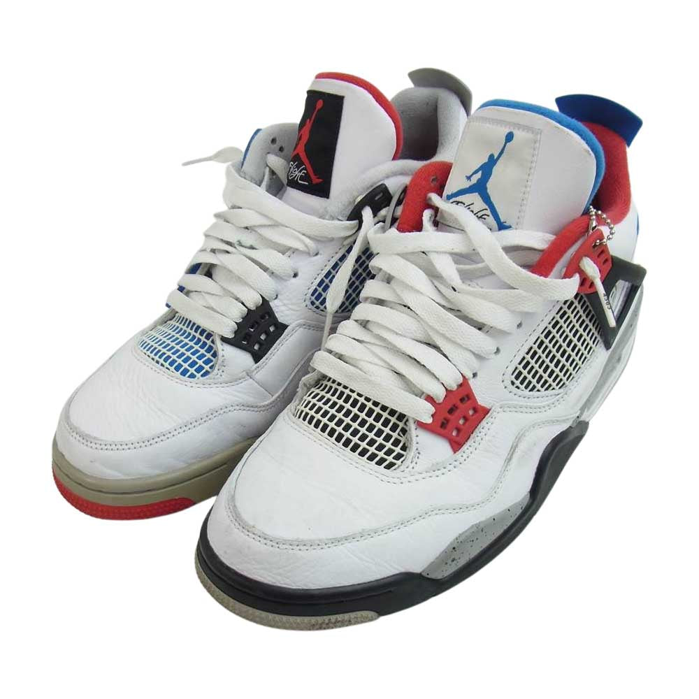 NIKE ナイキ CI1184-146 AIR JORDAN 4 RETRO SE WHAT THE エアジョーダン レトロ ホワイト系 27.5cm【中古】