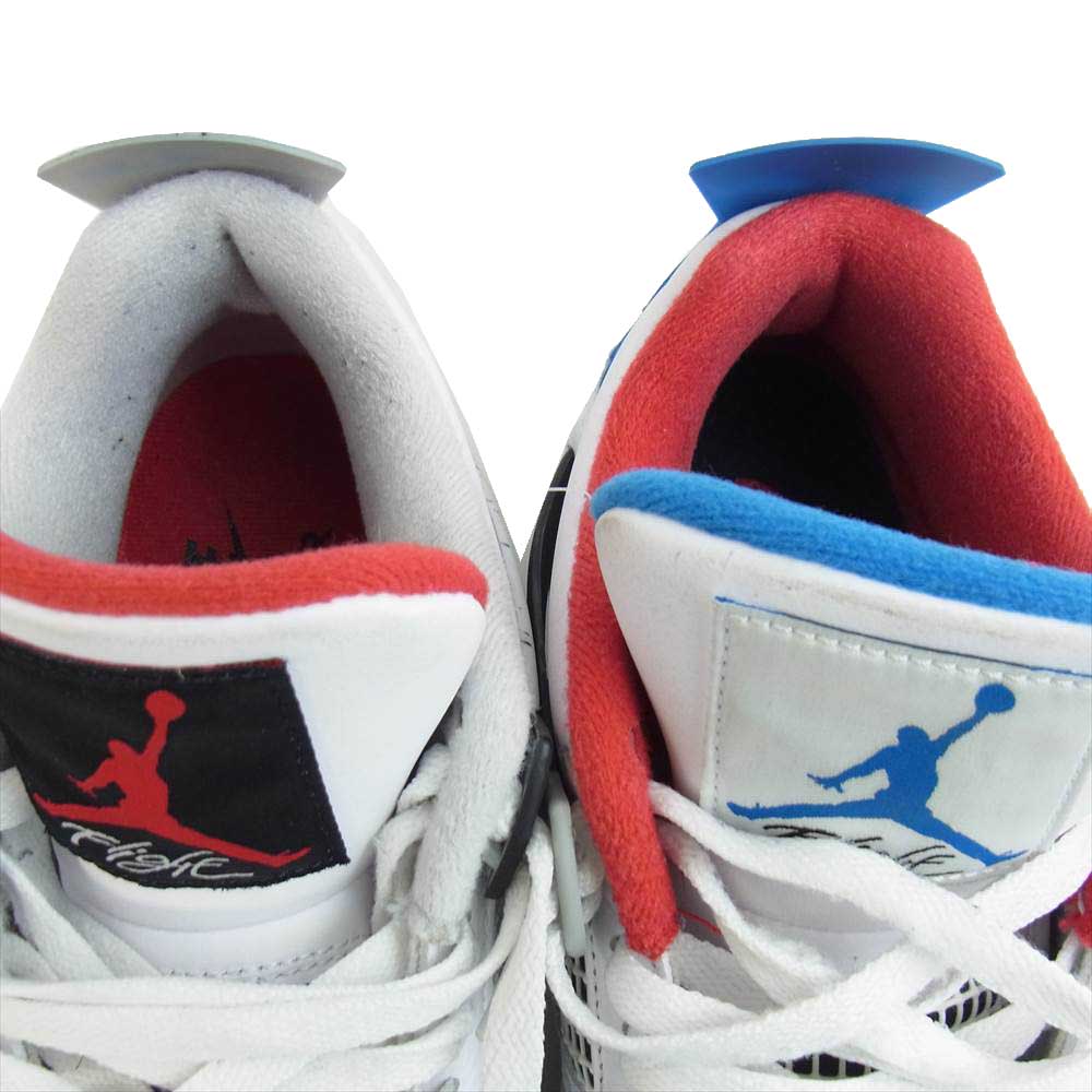 NIKE ナイキ CI1184-146 AIR JORDAN 4 RETRO SE WHAT THE エアジョーダン レトロ ホワイト系 27.5cm【中古】