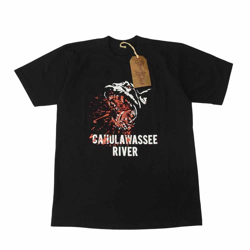 TENDERLOIN テンダーロイン 17SS T-TEE MD S/S マッドドッグ ヘビー クルーネック プリント 半袖 Tシャツ  ブラック系 M【中古】