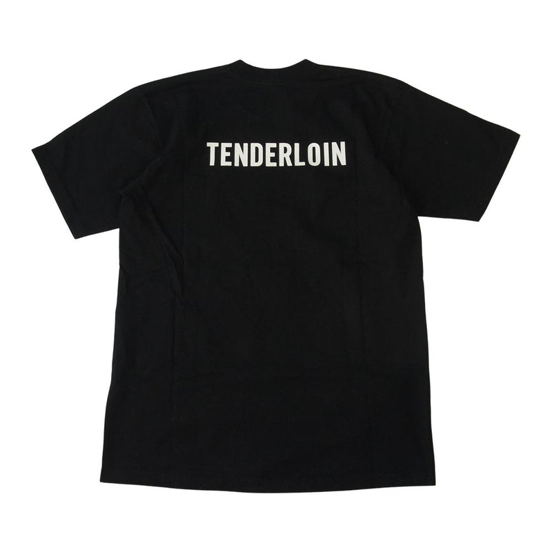 TENDERLOIN テンダーロイン 17SS T-TEE MD S/S マッドドッグ ヘビー クルーネック プリント 半袖 Tシャツ  ブラック系 M【中古】
