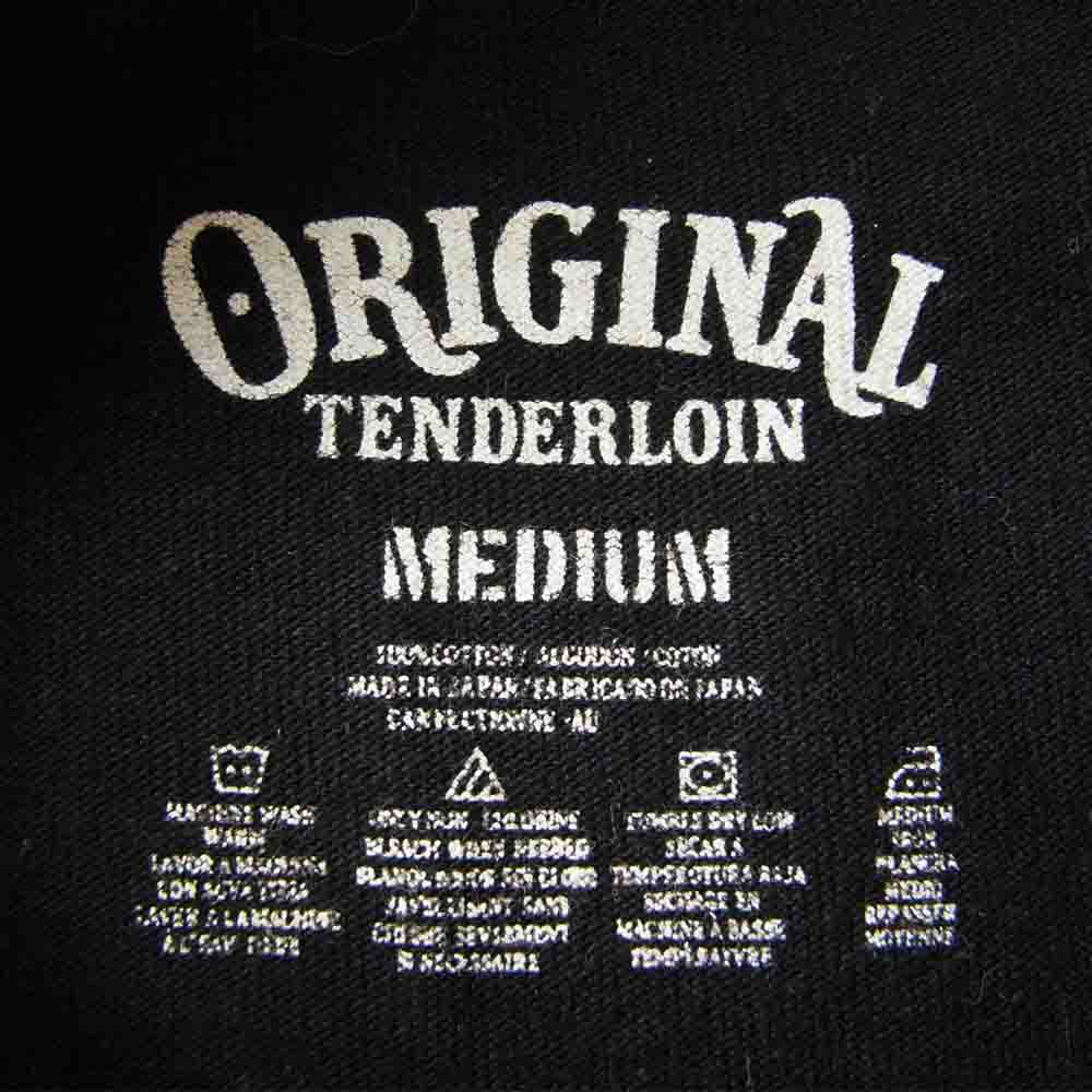 TENDERLOIN テンダーロイン 17SS T-TEE MD S/S マッドドッグ ヘビー クルーネック プリント 半袖 Tシャツ  ブラック系 M【中古】