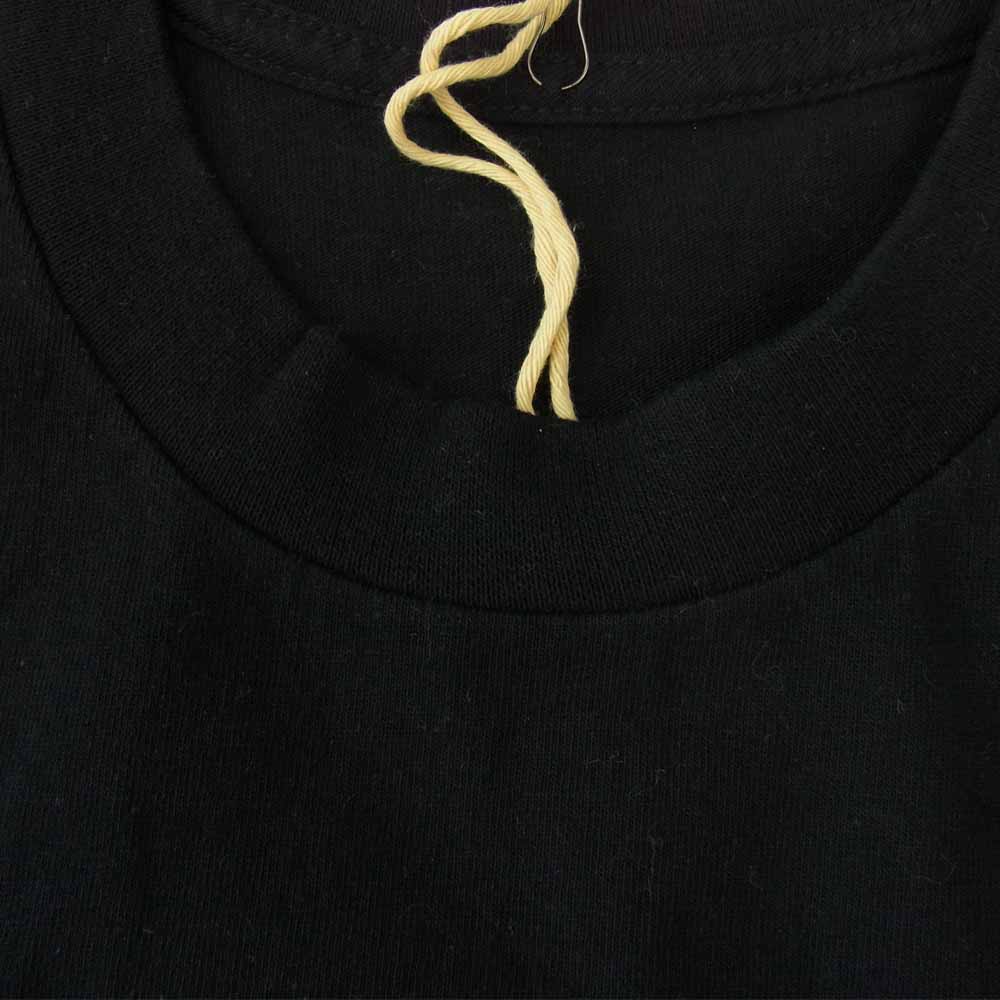 TENDERLOIN テンダーロイン T-TEE GG S/S サークル マリア クルーネック ロゴ プリント 半袖 Tシャツ ブラック系 L【中古】