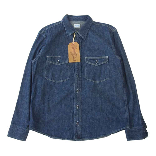 TENDERLOIN テンダーロイン T-DENIM WORK SHT デニム ワーク 長袖 シャツ インディゴブルー系 S【中古】