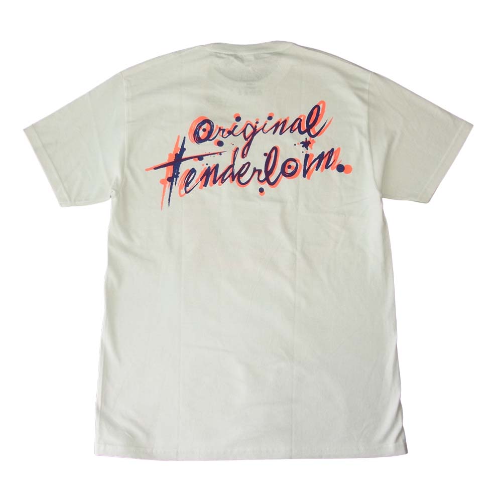 TENDERLOIN テンダーロイン Ｔシャツ T-TEE フロントロゴプリント クルーネック 半袖 Tシャツ ホワイト系