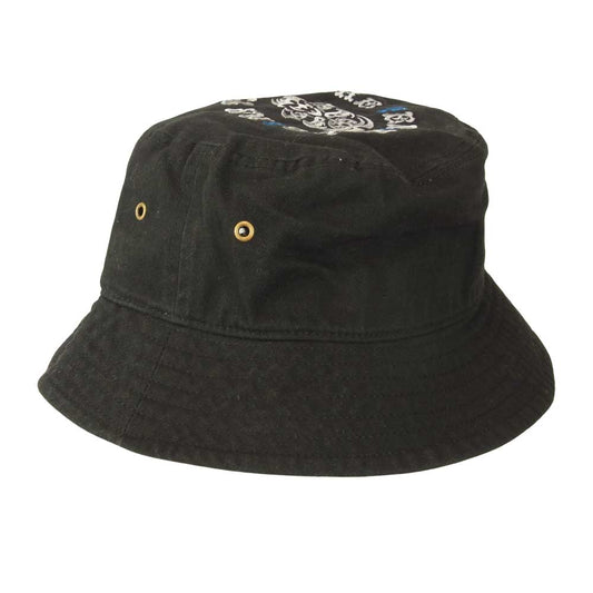 TENDERLOIN テンダーロイン T-BUCKET HAT BS ボルネオスカル ロゴ刺繍 バケットハット ブラック系 S/M【中古】