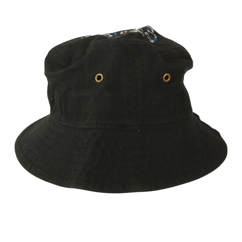 TENDERLOIN テンダーロイン T-BUCKET HAT BS ボルネオスカル ロゴ刺繍 バケットハット ブラック系 S/M【中古】